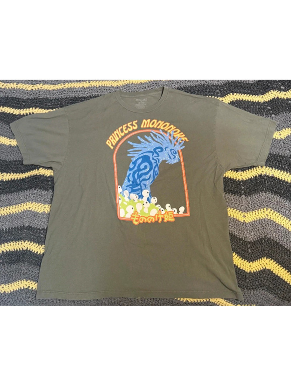 Studio Ghibli Princess Mononoke Night Walker Graphic T-Shirt - XXL